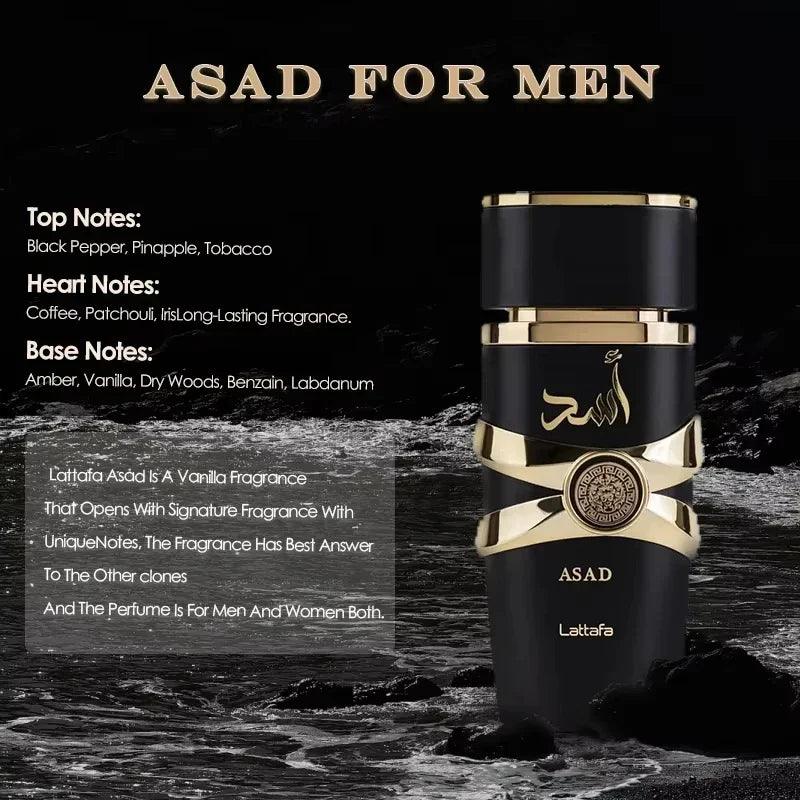 100ML Perfume Has A Long - lasting Fragrance Fresh Light Unique Casual Date Gift Moi Tous Asad Aromatic Scent for Men Women - MANDOTOS