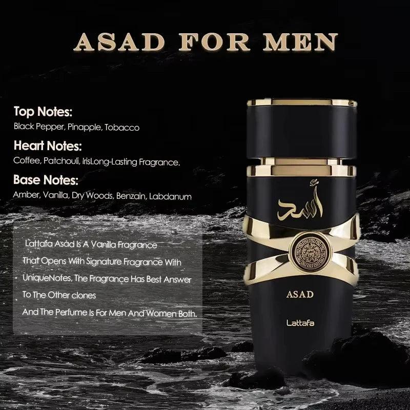 100ML Perfume Has A Long - lasting Fragrance Fresh Light Unique Casual Date Gift Moi Tous Asad Aromatic Scent for Men Women - MANDOTOS