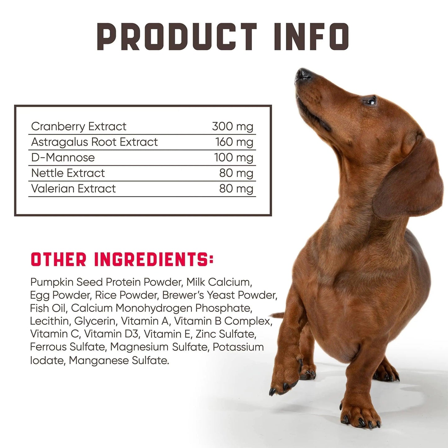 180 Cranberry UT Health Dog Chews - MANDOTOS
