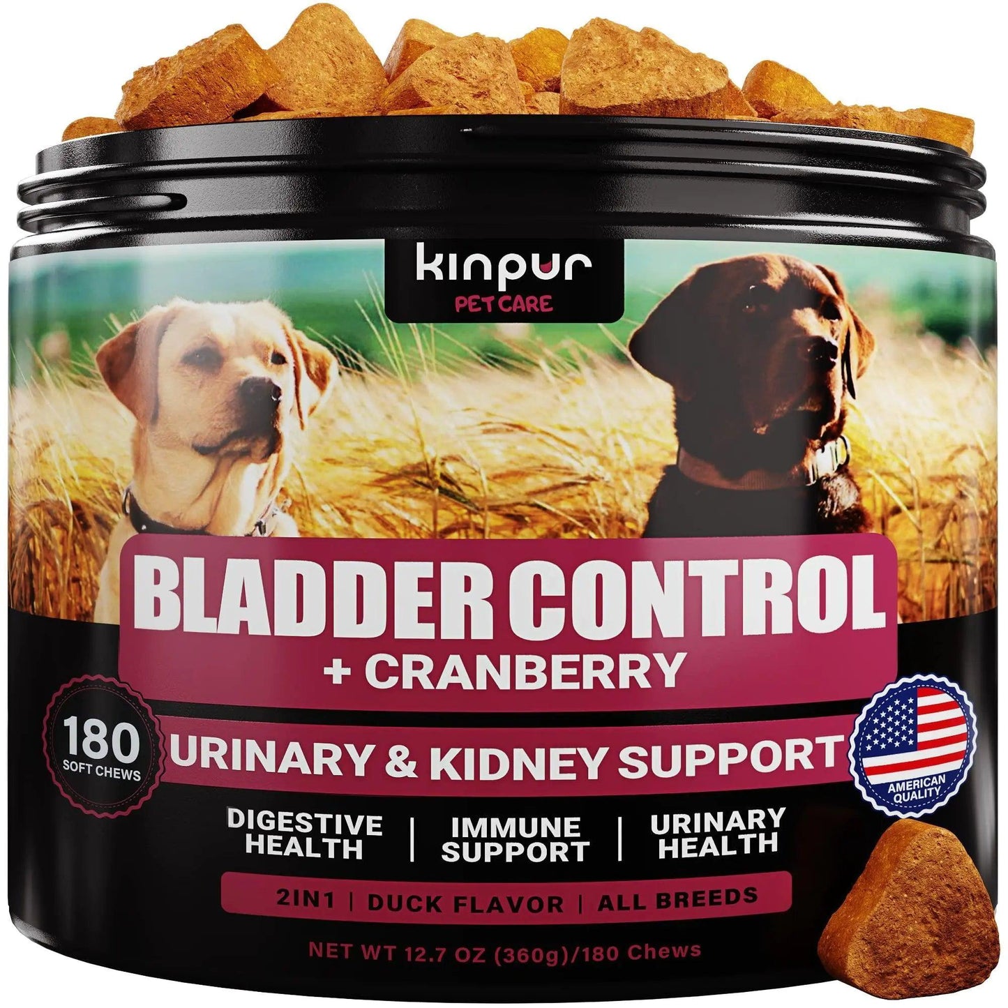 180 Cranberry UT Health Dog Chews - MANDOTOS