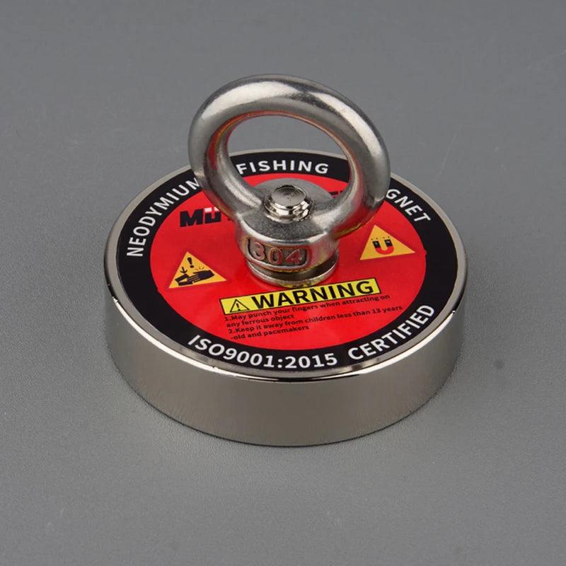 180KG 300KG 500KG Fishing Magnet Label Design Salvage Magnet World Large Neodymium N52 Magnets Search 10M Rope - MANDOTOS