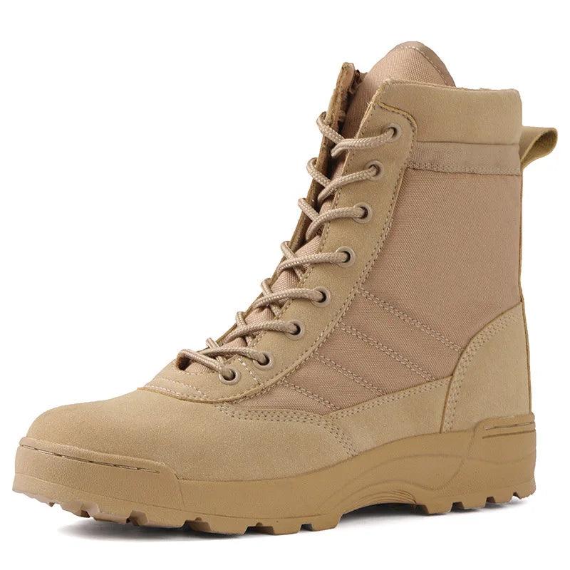 2024 New Tactical Boots Men Boots Special Force Desert Combat Male Boots Outdoor Hiking Boots Ankle Shoes Men Tactical Boots - MANDOTOS