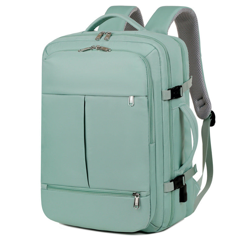 Large Capacity Backpack For Women Men Multiple Pockets And Zippers Versatile Computer Bags Business Travel Backpack - MANDOTOS