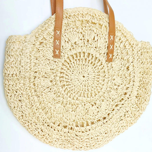 Summer Isle Straw Tote - MANDOTOS