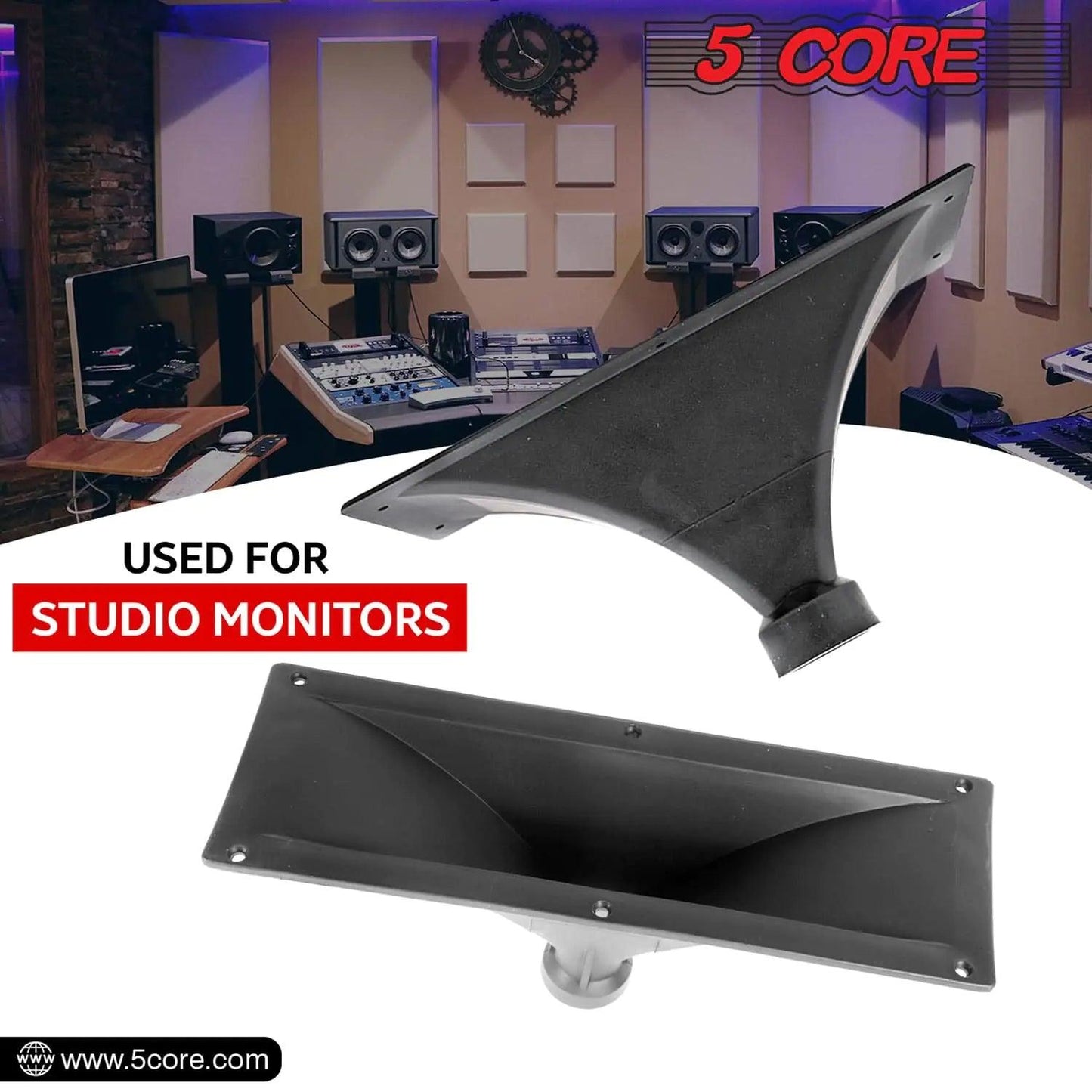 5Core Heavy Duty Horn Tweeter 4x10 Universal Fit - MANDOTOS