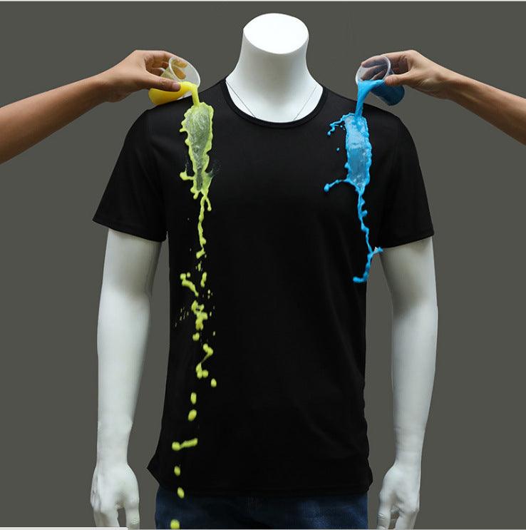 "Quick-drying Waterproof Anti-fouling T-shirt Couple Half Sleeve Bottoming Shirt - MANDOTOS"