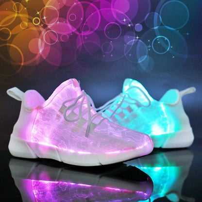 "Led Fiber Optic Shoes - MANDOTOS"