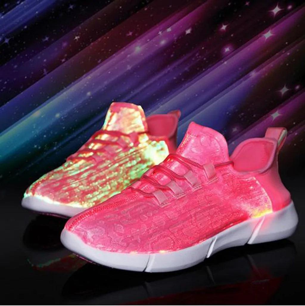 "Led Fiber Optic Shoes - MANDOTOS"