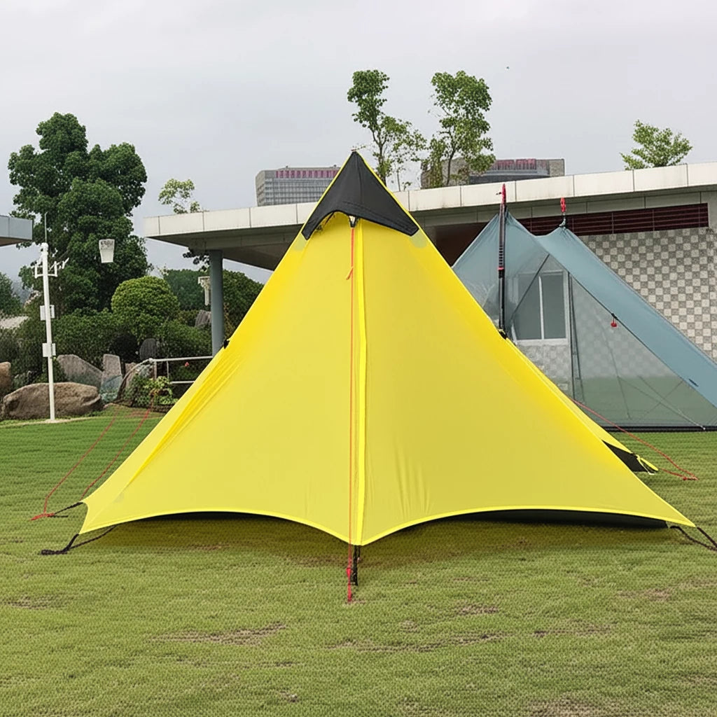 "Ultimate Single Tip Poleless Tent - MANDOTOS"