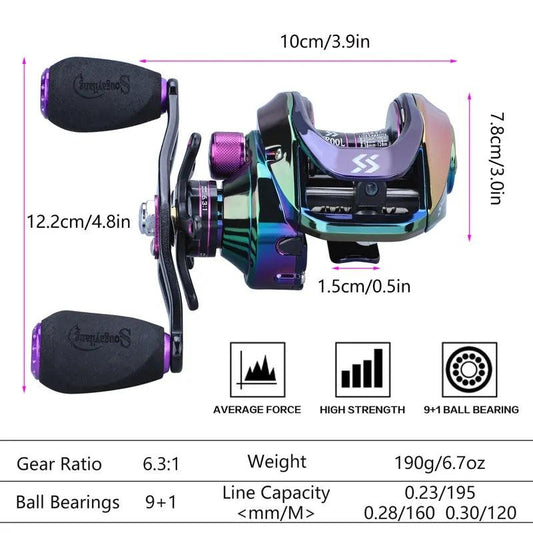MagnaCast Precision Fishing Reel - MANDOTOS