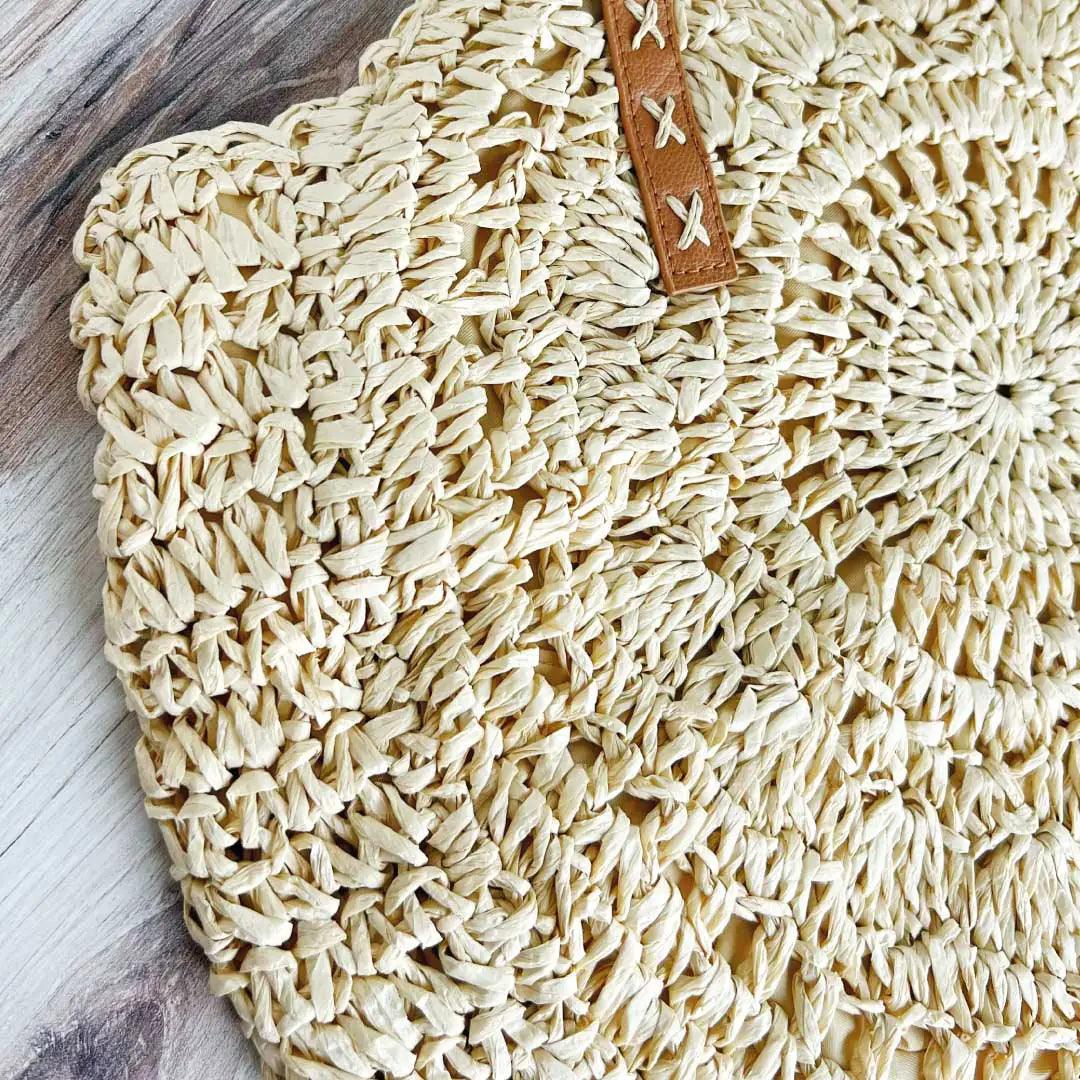 Summer Isle Straw Tote - MANDOTOS