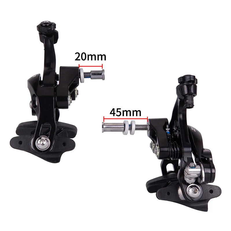 RACEWORK Road Bike Dual Pivot Calipers Bicycle Brake Racing Aluminum Side Pull Caliper Front Rear With Brake Pads