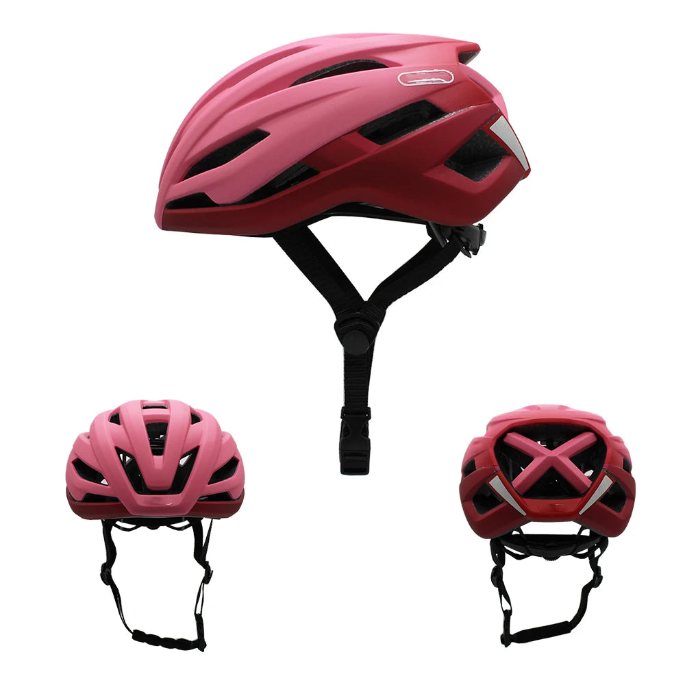Bicycle Road Races Bike Helmet Cycling Bicycle Sports Safety Cyclocross Riding Mens Racing Time-Trial Reflective Helmet