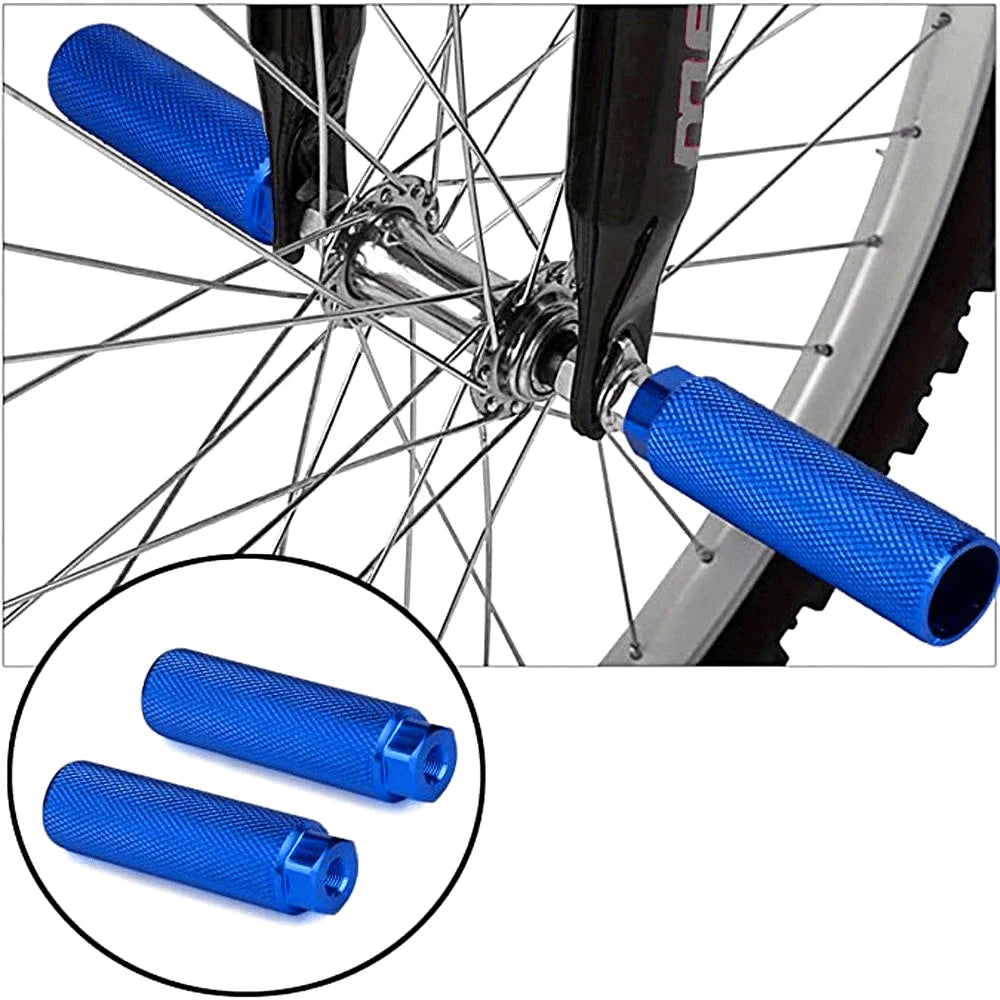 Anti - slip upgraded BMX bike pedals, wear - resistant and anti - slip footrests, mountain bike off - road pedals.