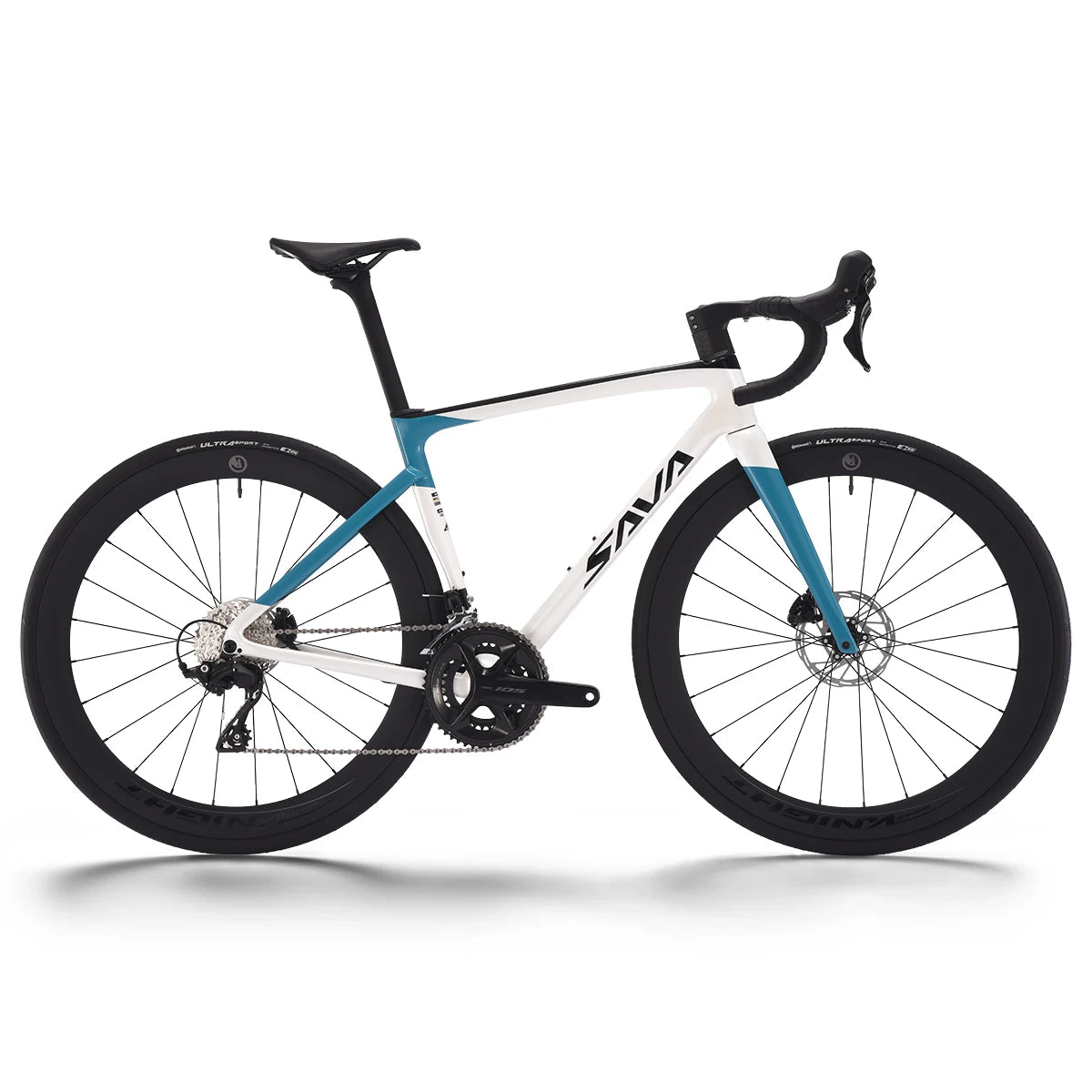 SAVA HAWKEYE Carbon Road Bike with SHIMAN0 105 7120 Kit T800 Carbon Road Bike Race Bike Aluminum Wheels