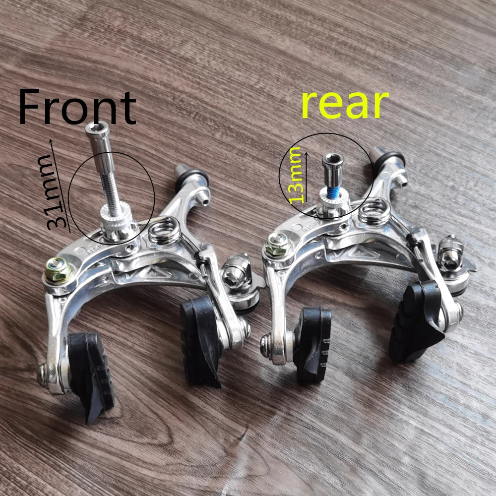2022New Road Bike Dual Pivot Calipers Bicycle Brake Racing Aluminum Side Pull Caliper Front Rear Bicycle parts