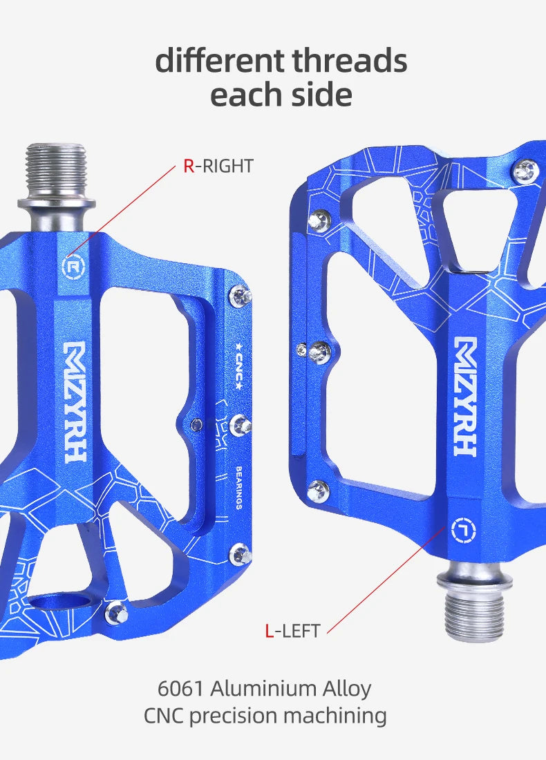 3 Sealed Bearing Bike Pedals Ultralight Pedal Anti-slip CNC BMX MTB Road Bike Pedal Outdoor Cycling Mountain Bicycle Pedals