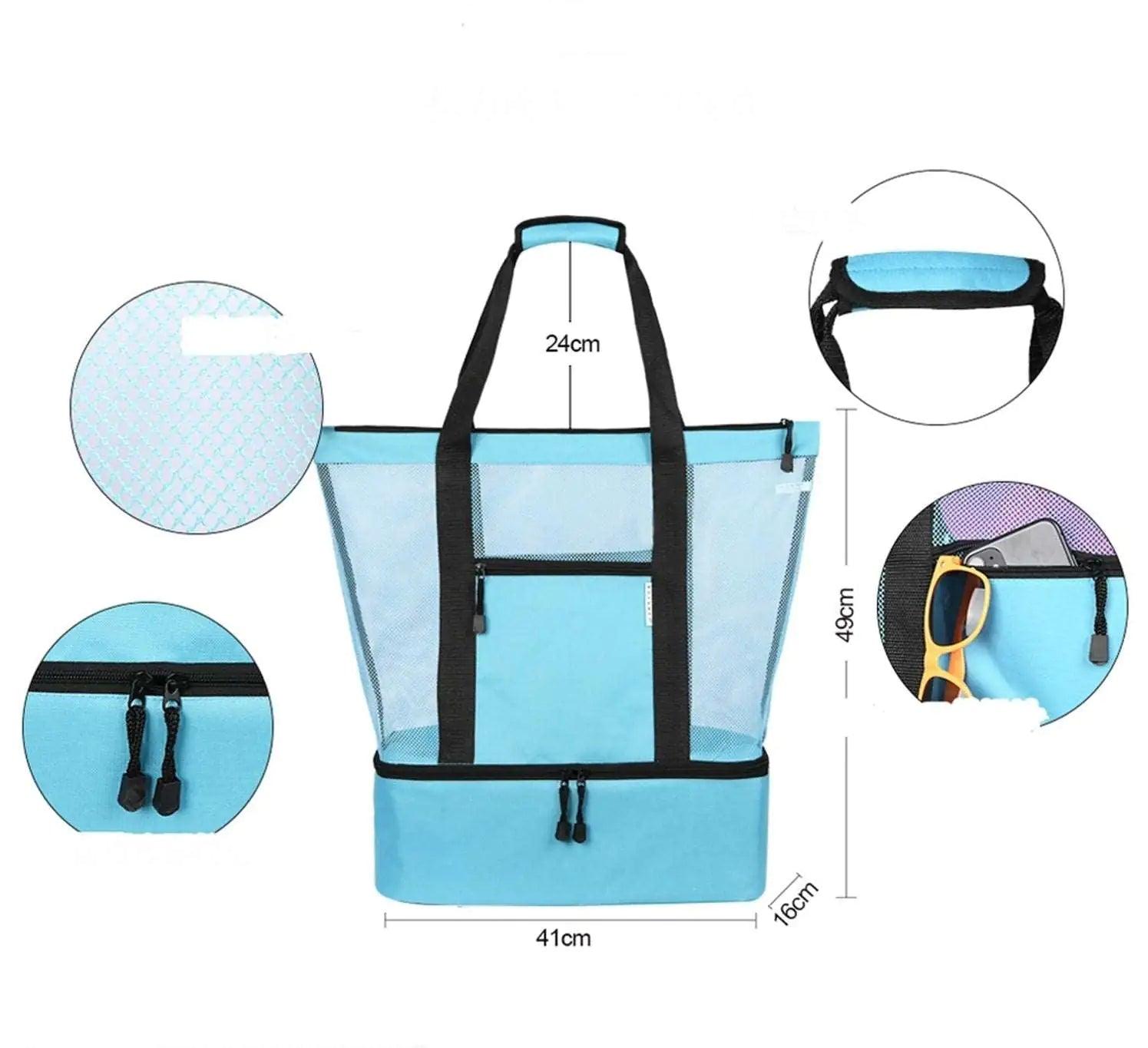 Summer Beach Cooler Tote - MANDOTOS