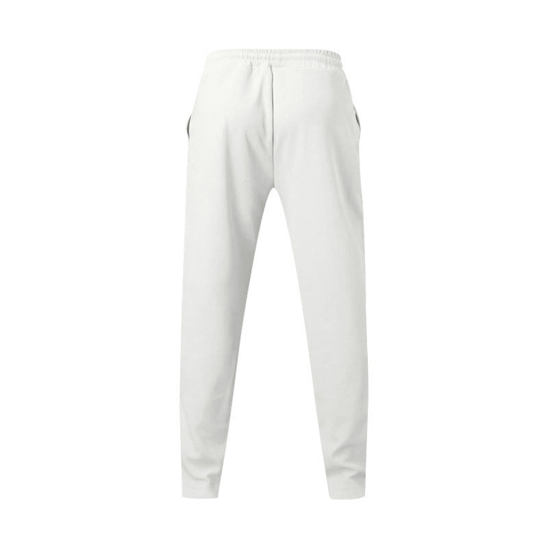 Men's Trousers Sports Casual Loose Straight Pants With Drawstring Design Clothing - MANDOTOS