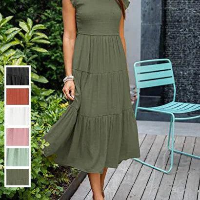 BohoChic Midi Dress - MANDOTOS