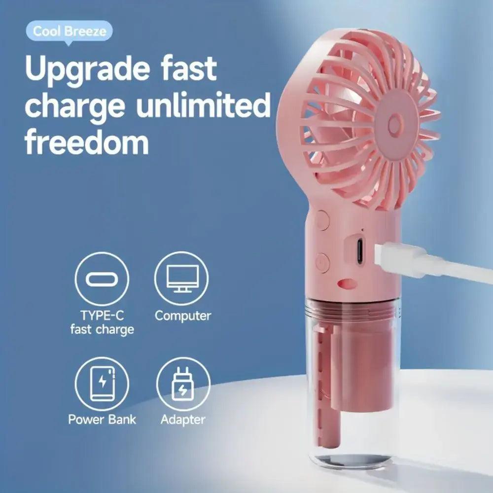 Compact Hydrating Mist Fan - MANDOTOS