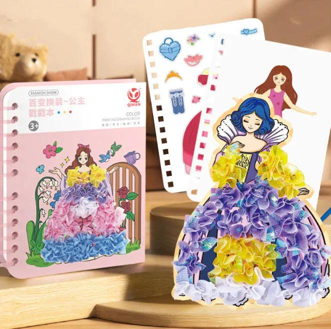 DIY Hand - painted Girl Stickers - MANDOTOS