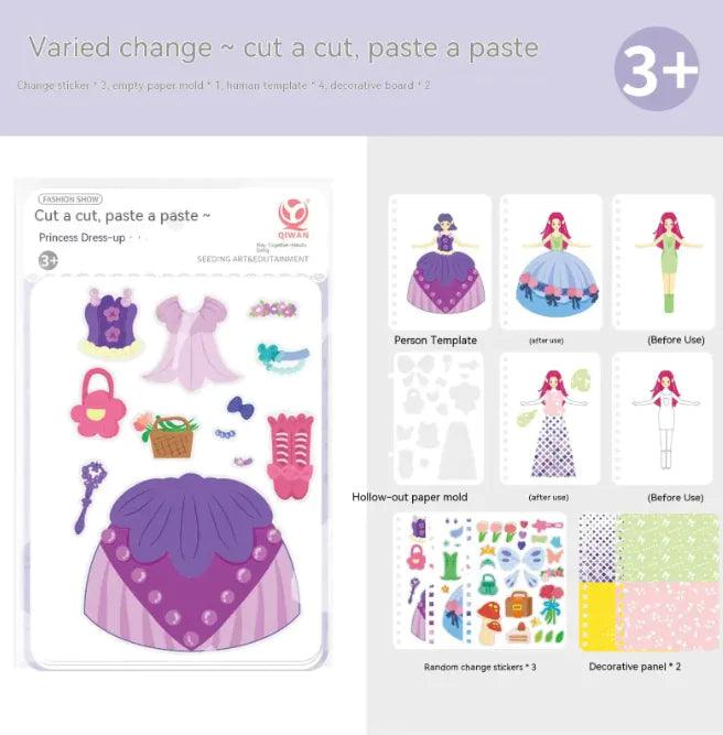 DIY Hand - painted Girl Stickers - MANDOTOS