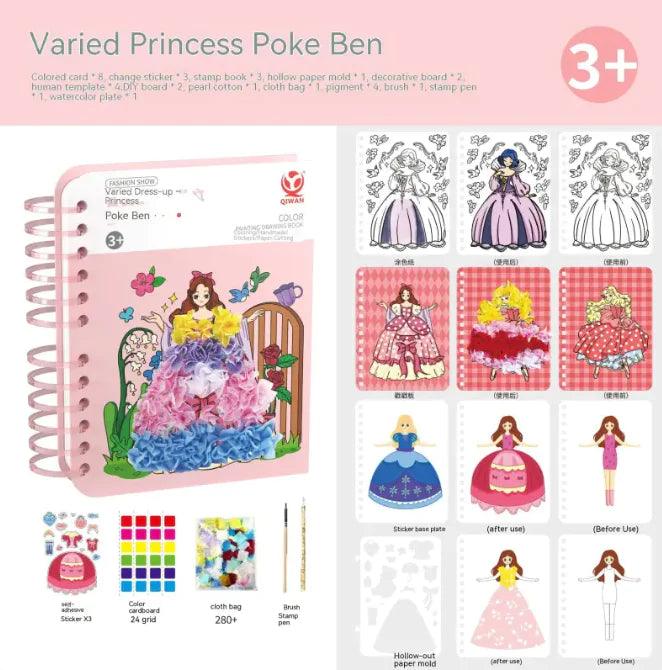 DIY Hand - painted Girl Stickers - MANDOTOS