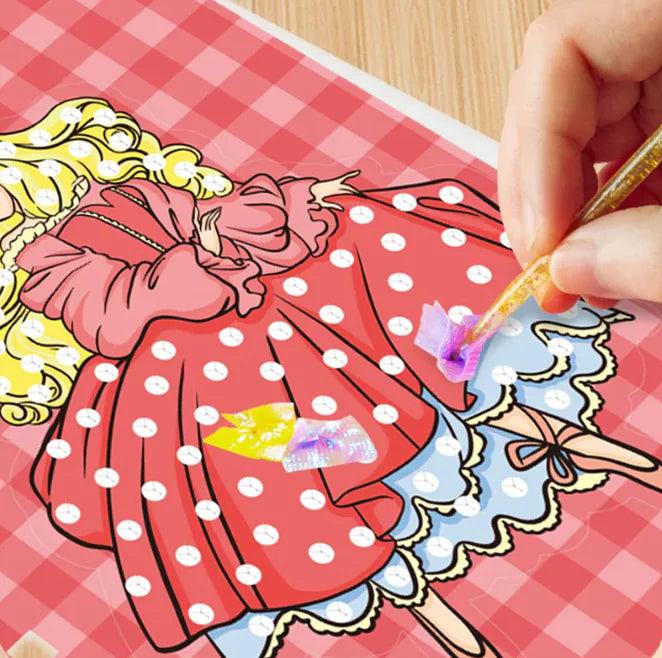 DIY Hand - painted Girl Stickers - MANDOTOS