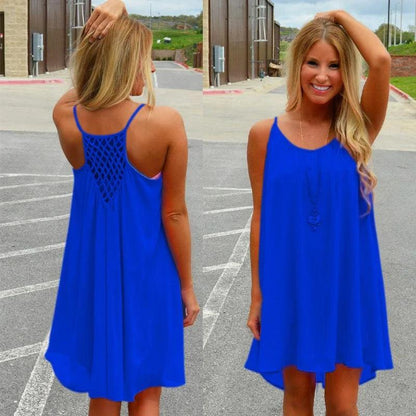 Seaside Chiffon Sundress - MANDOTOS