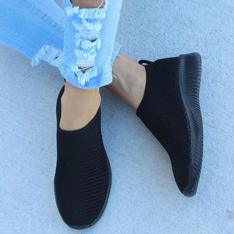 Flat Knitted Shoes - MANDOTOS