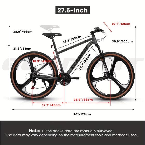 High-carbon Steel Frame Fork Bike - MANDOTOS