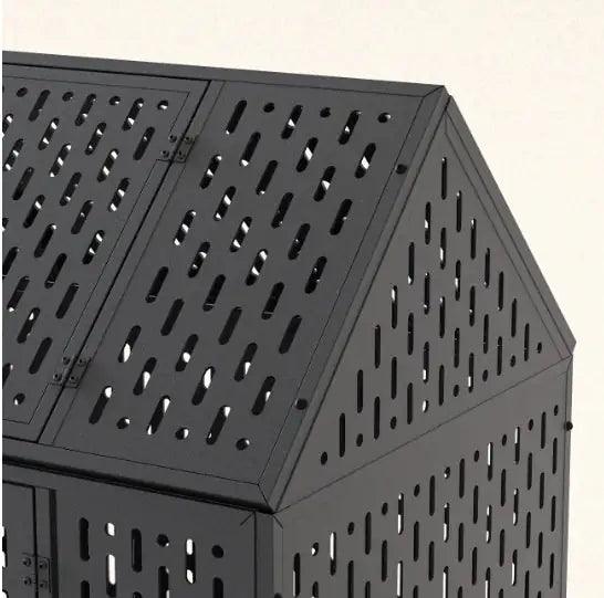 Indestructible 45" Dual-Door Dog Kennel - MANDOTOS