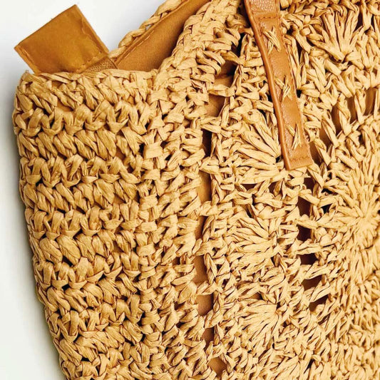 Summer Isle Straw Tote - MANDOTOS