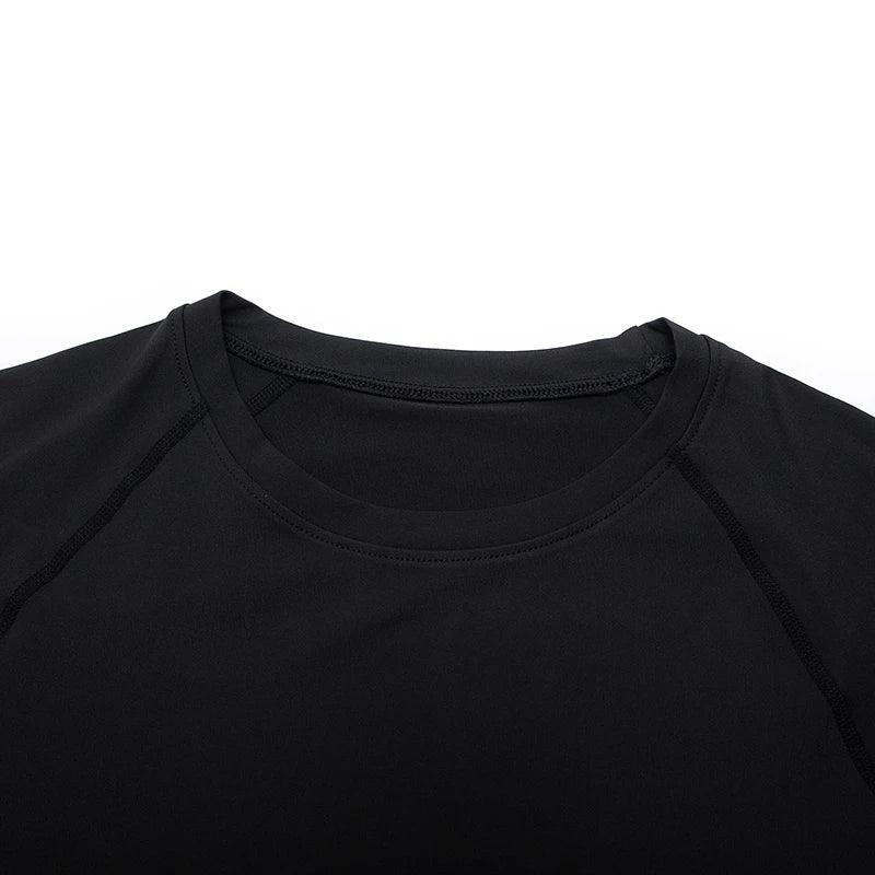 Men Running Compression T-shirt Long sleeves Sport Tees Gym Fitness Sweatshirt Male Jogging Tracksuit Homme Athletic Shirt Tops - MANDOTOS