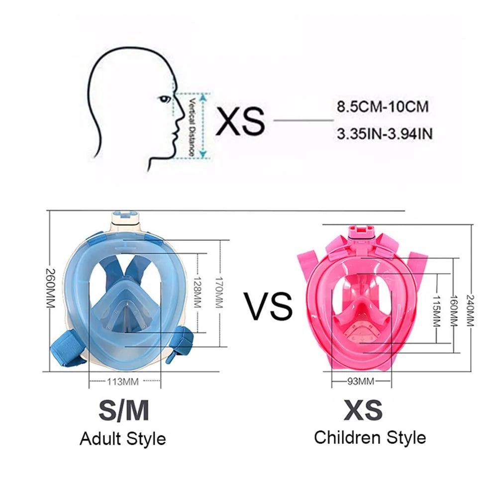 OceanView Full Face Mask - MANDOTOS