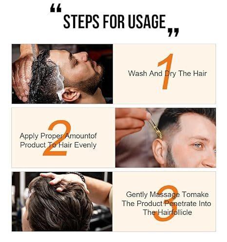 PURC Natural Hair Density Essential Oil,PURC Oil For Hair Growth,Hair Regrowth Essential Oil,Natural Hair Regrowth Serum For Women & Men - 35 ML - MANDOTOS