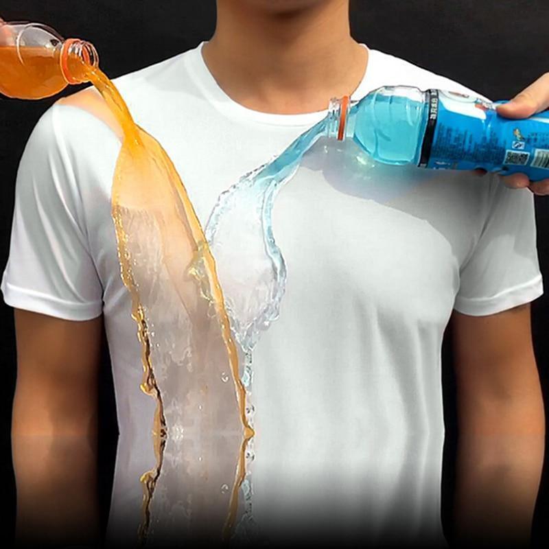 Quick-drying Waterproof Anti-fouling T-shirt Couple Half Sleeve Bottoming Shirt - MANDOTOS