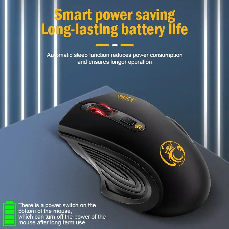 QuietFlex Wireless Mouse - MANDOTOS