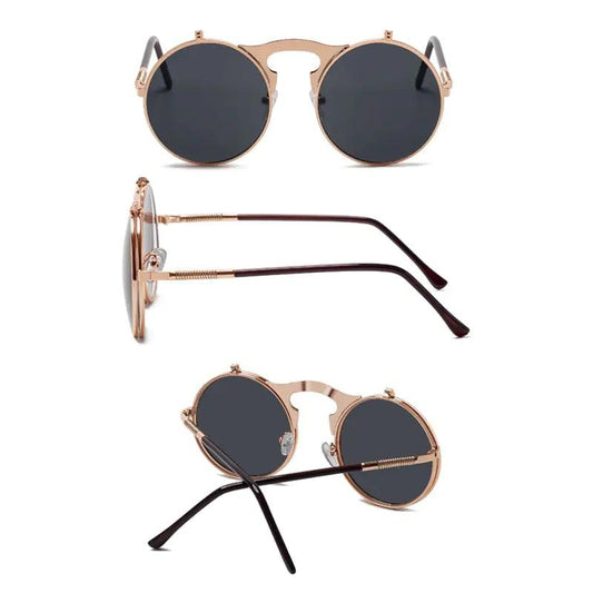 Retro Flip Steampunk Shades - MANDOTOS