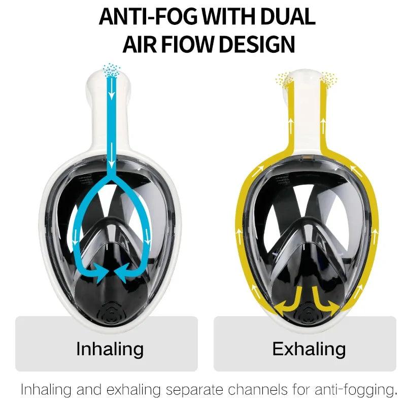 Seamless Snorkel Dive Mask - MANDOTOS