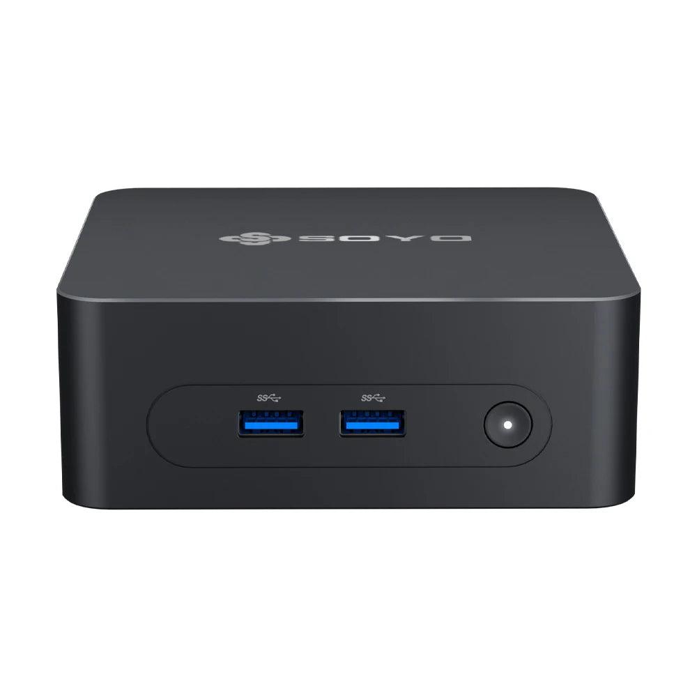SOYO M2 PLUS 2 Mini PC Intel Alder Lake N100 Windows 11 Pro Mini PC 16GB DDR4 512GB PCIe M.2 SSD WiFi 5 BT5.0 Desktop Computer - MANDOTOS