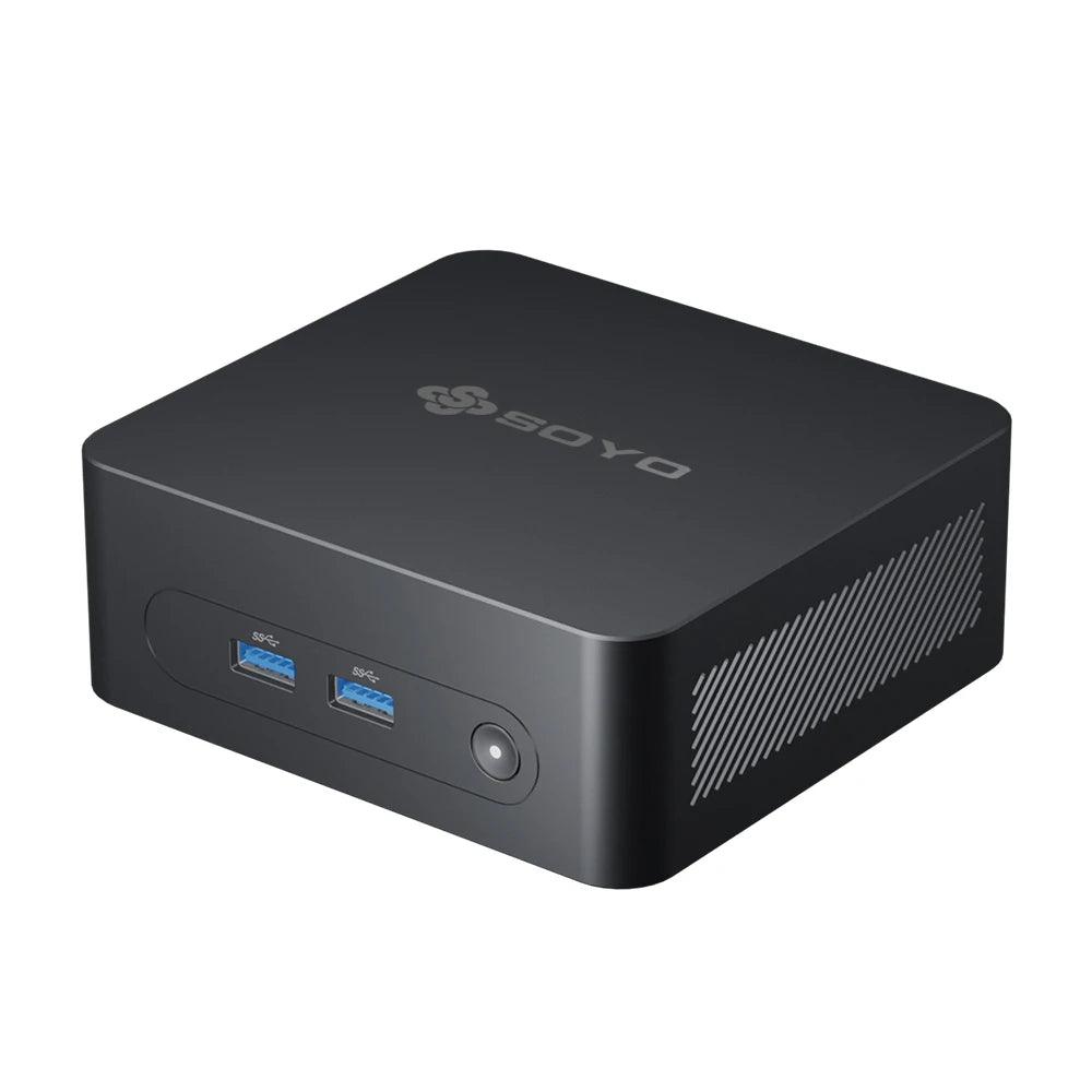 SOYO M2 PLUS 2 Mini PC Intel Alder Lake N100 Windows 11 Pro Mini PC 16GB DDR4 512GB PCIe M.2 SSD WiFi 5 BT5.0 Desktop Computer - MANDOTOS