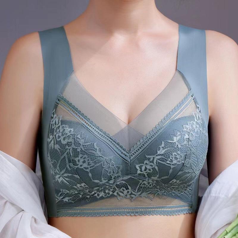 Summer Ice Silk Seamless Bras One Ladies - MANDOTOS