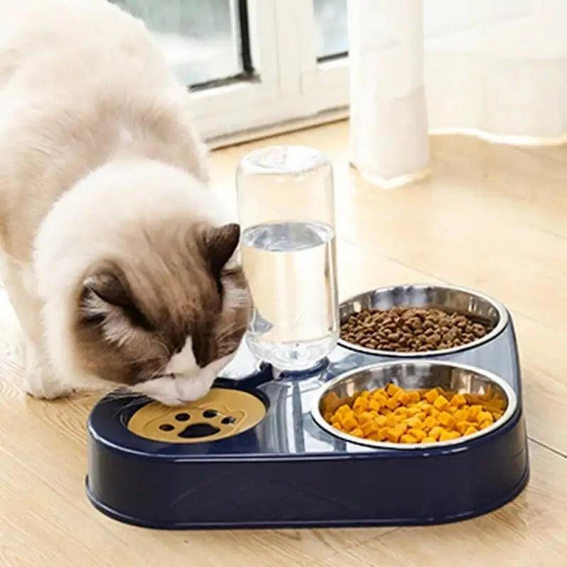 Triple-Feed Pet Station - MANDOTOS