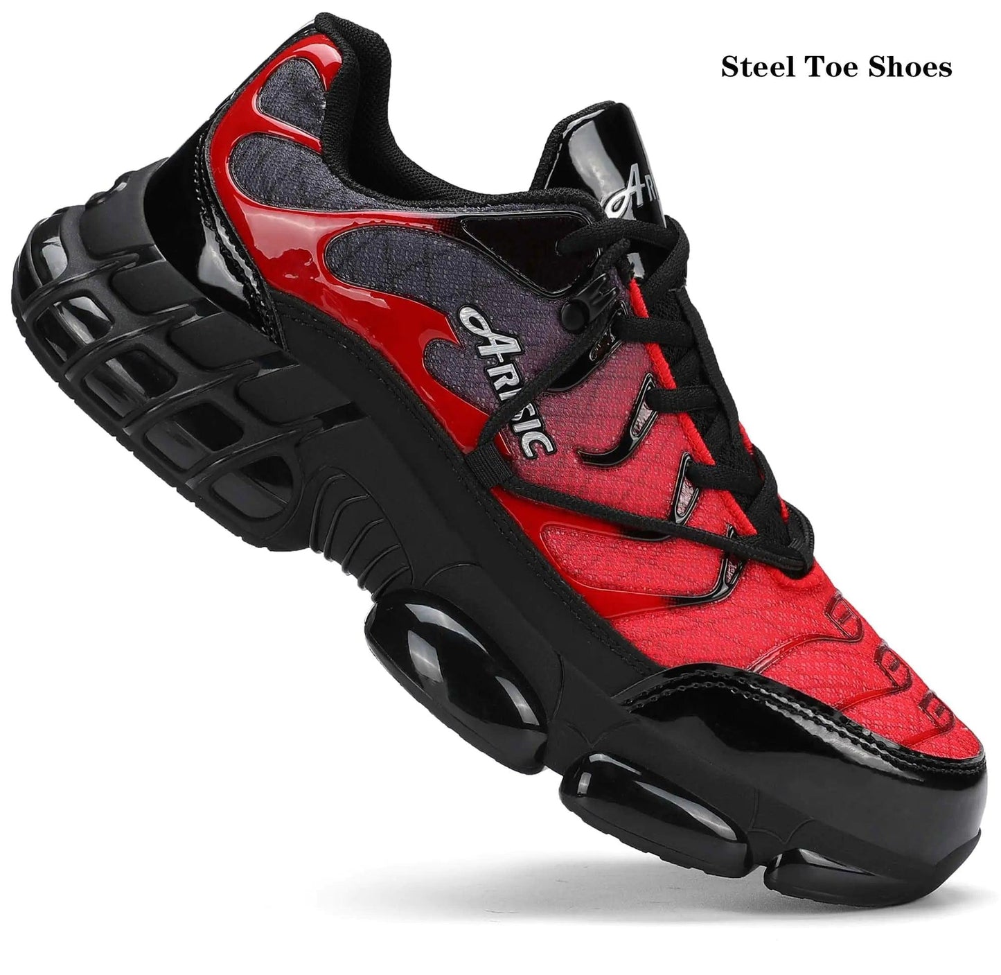 Unisex Steel Toe Work Sneakers - Lightweight, Non - Slip Safety - MANDOTOS