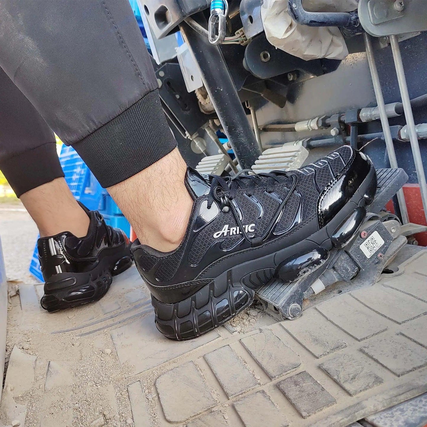 Unisex Steel Toe Work Sneakers - Lightweight, Non - Slip Safety - MANDOTOS