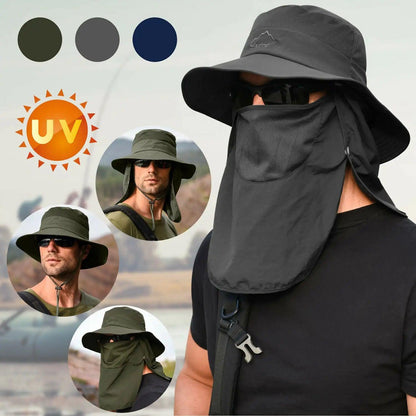 UV Defense Wide Brim Hat for Outdoor Adventures - MANDOTOS