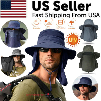 UV Defense Wide Brim Hat for Outdoor Adventures - MANDOTOS