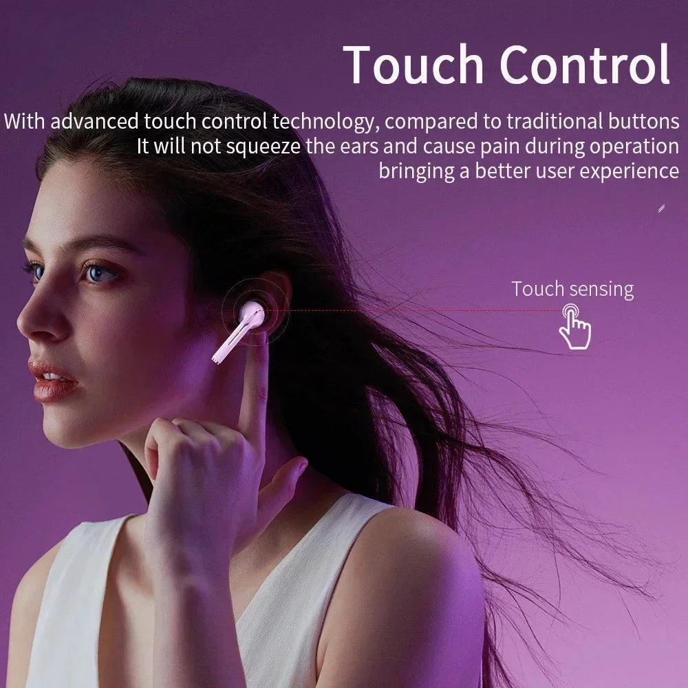 XIAOMI J18 True Wireless Earphone Noise Cancelling Headphone HiFI Stereo Game With Micr TWS In Ear Earbuds Waterproof Headset - MANDOTOS